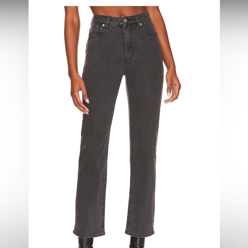 Rollas High Wasted Jeans- Black